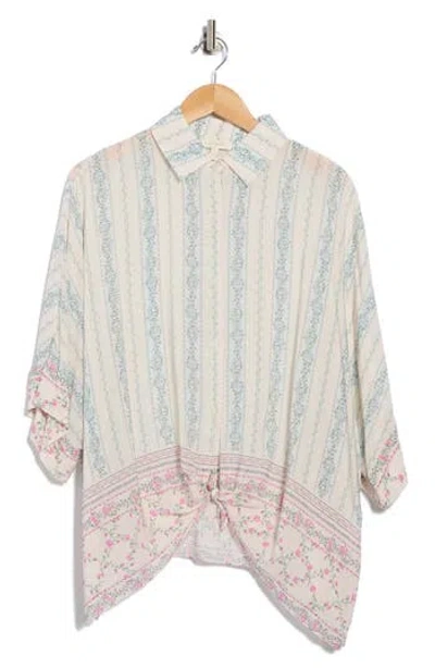Parker The River Print Oversize Top
