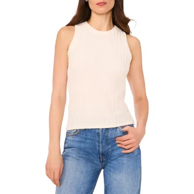 Parker The Sailor Textured Knit Tank In White Winter