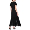 Parker The Sally Tiered High-low Dress In Rich Black