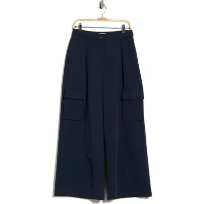 Parker Utility Wide Leg Pants In Blue