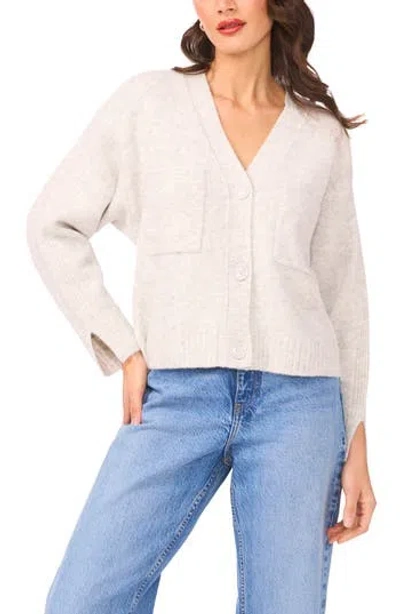 Parker V-neck Crop Cardigan In Neutral