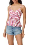Parker Whitney Blouse In Poolside Stripe In Multi