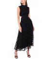 Parker Women's Mock Neck Cut Out Maxi Dress In Black