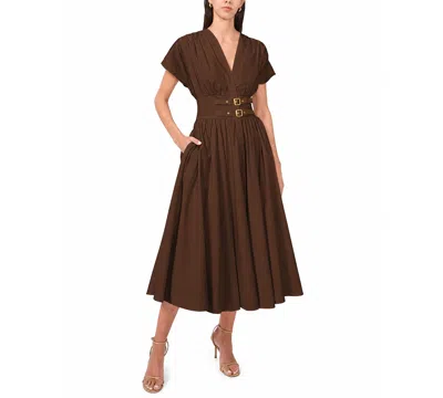 Parker Women's Noa V-neck Dress In Brown