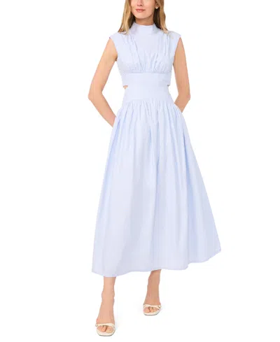 Parker Women's The Julianne Maxi Mock Neck Dress In Blue