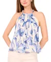 Parker Women's The Paris Floral-print Halter Top In Brown