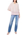 Parker Women's The River Button-front Dolman-sleeve Top In Soft Cream