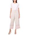 Parker The Roaslie Wide Leg Pants In Soft Cream