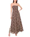 Parker Seleste Floral Strapless Maxi Dress In Multi