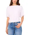 Parker The Teagan Drop Shoulder Top In Lucient White