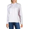 Parker Womens Striped Cotton Button-down Top