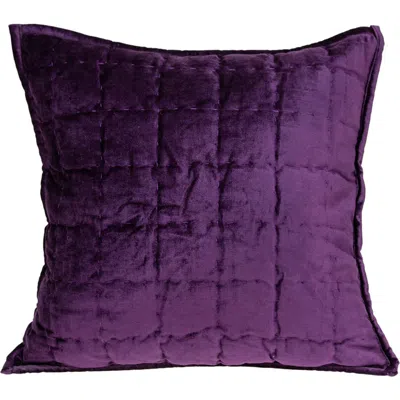 Parkland Collection Agio Square Transitional Throw Pillow In Purple