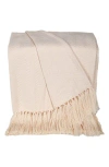 Parkland Collection Airi Throw Blanket In Cream