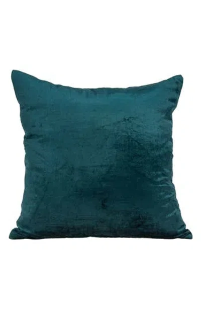 Parkland Collection Bento Square Transitional Throw Pillow In Teal