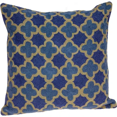 Parkland Collection Calix Blue Throw Pillow