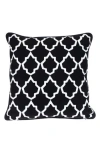 Parkland Collection Canita Embroidered Throw Pillow In Black