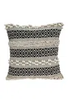 Parkland Collection Celice Bohemian Beige Throw Pillow In Beige