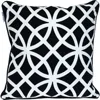 Parkland Collection Chano Embroidered Throw Pillow In Black