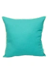 Parkland Collection Crochet Dot Throw Pillow In Blue