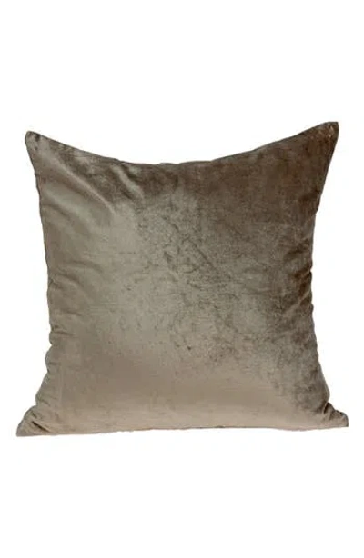 Parkland Collection Druzy Transitional Throw Pillow In Taupe