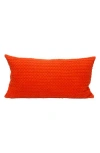 Parkland Collection Embossed Throw Pillow In Orange