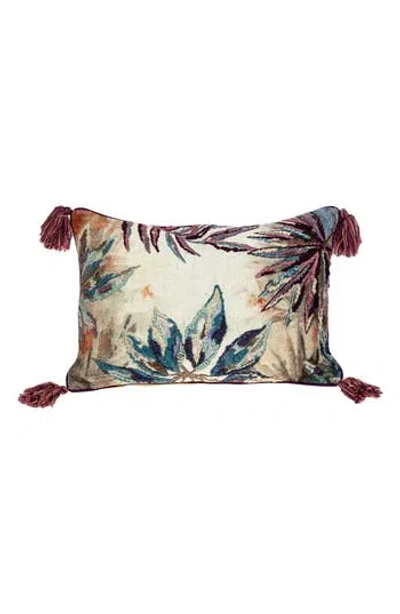 Parkland Collection Embroidered Accent Pillow In Multicolor