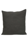 Parkland Collection Embroidered Throw Pillow In Gray