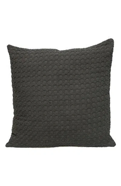 Parkland Collection Embroidered Throw Pillow In Gray