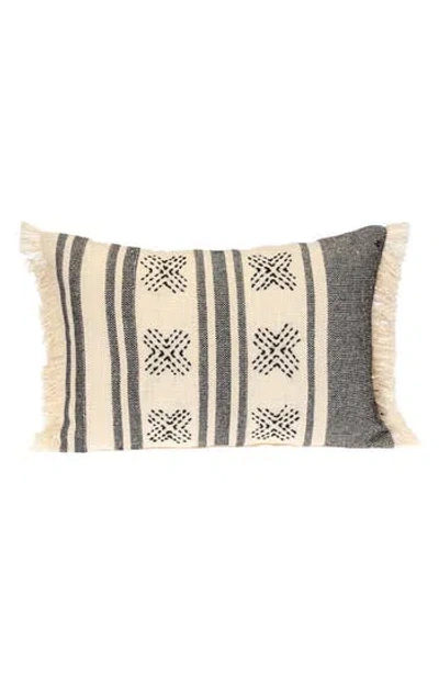 Parkland Collection Geometric Lumbar Accent Pillow In Beige