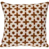 Parkland Collection Geometric Throw Pillow In Rust