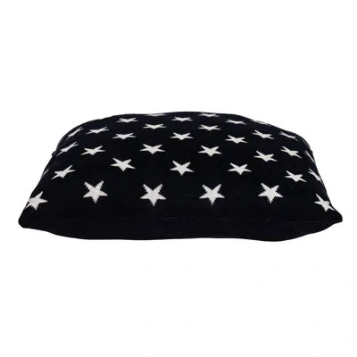 Parkland Collection God Bless America Navy Blue Throw Pillow