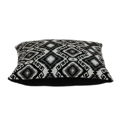 Parkland Collection Habib Transitional Black Throw Pillow