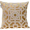 Parkland Collection Hazel Geometric Accent Pillow In Gold