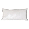 Parkland Collection Iphis Transitional Quilted Throw Pillow In White