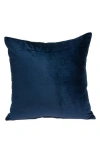 Parkland Collection Jugo Trans Solid Throw Pillow In Navy Blue