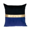Parkland Collection Myra Transitional Multicolor Throw Pillow In Black,blue