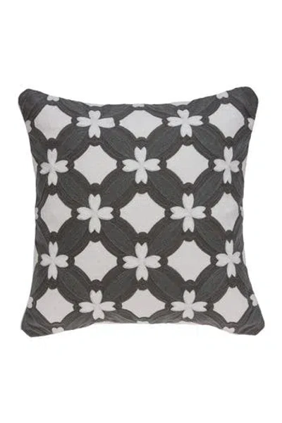 Parkland Collection Noma Transitional Pillow In Gray