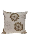 Parkland Collection Periwinkle Beaded Accent Pillow In Beige