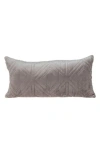 Parkland Collection Reta Velvet Throw Pillow In Taupe