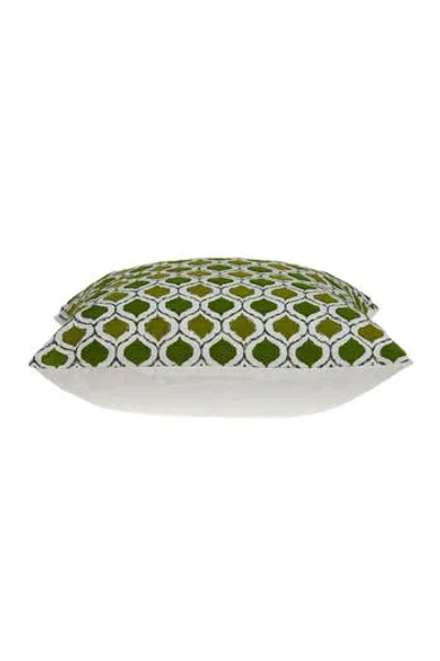 Parkland Collection Saria Transitional Pillow In Green