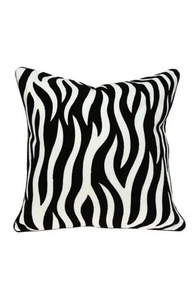 Parkland Collection Simba Decorative Accent Pillow In Black