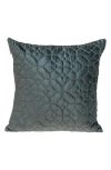 Parkland Collection Sora Quilted Throw Pillow In Charcoal