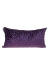 Parkland Collection Sora Quilted Throw Pillow In Purple