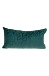 Parkland Collection Sora Quilted Throw Pillow In Teal