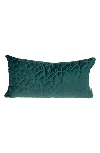 Parkland Collection Sora Quilted Throw Pillow In Teal