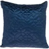 Parkland Collection Sora Square Throw Pillow In Navy