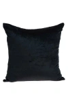 Parkland Collection Spano Solid Throw Pillow In Black