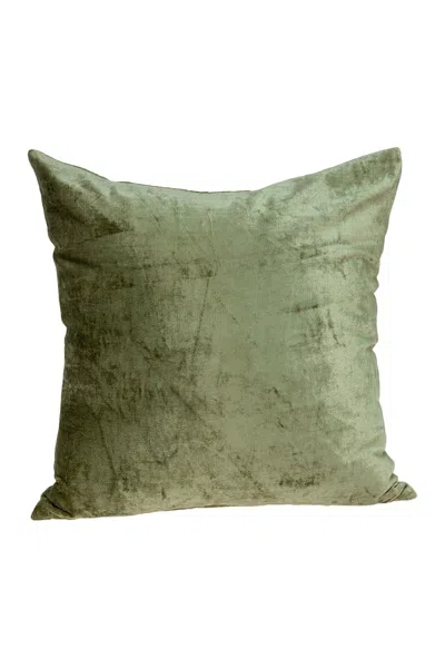 Parkland Collection Sphene Transitional Solid Pillow In Olive