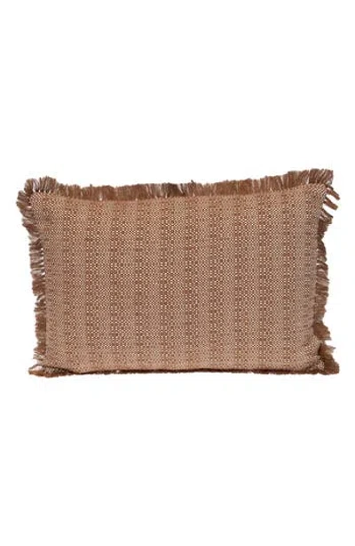 Parkland Collection Stripe Accent Pillow In Brown