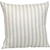 Parkland Collection Stripe Textured Cotton Pillow In White